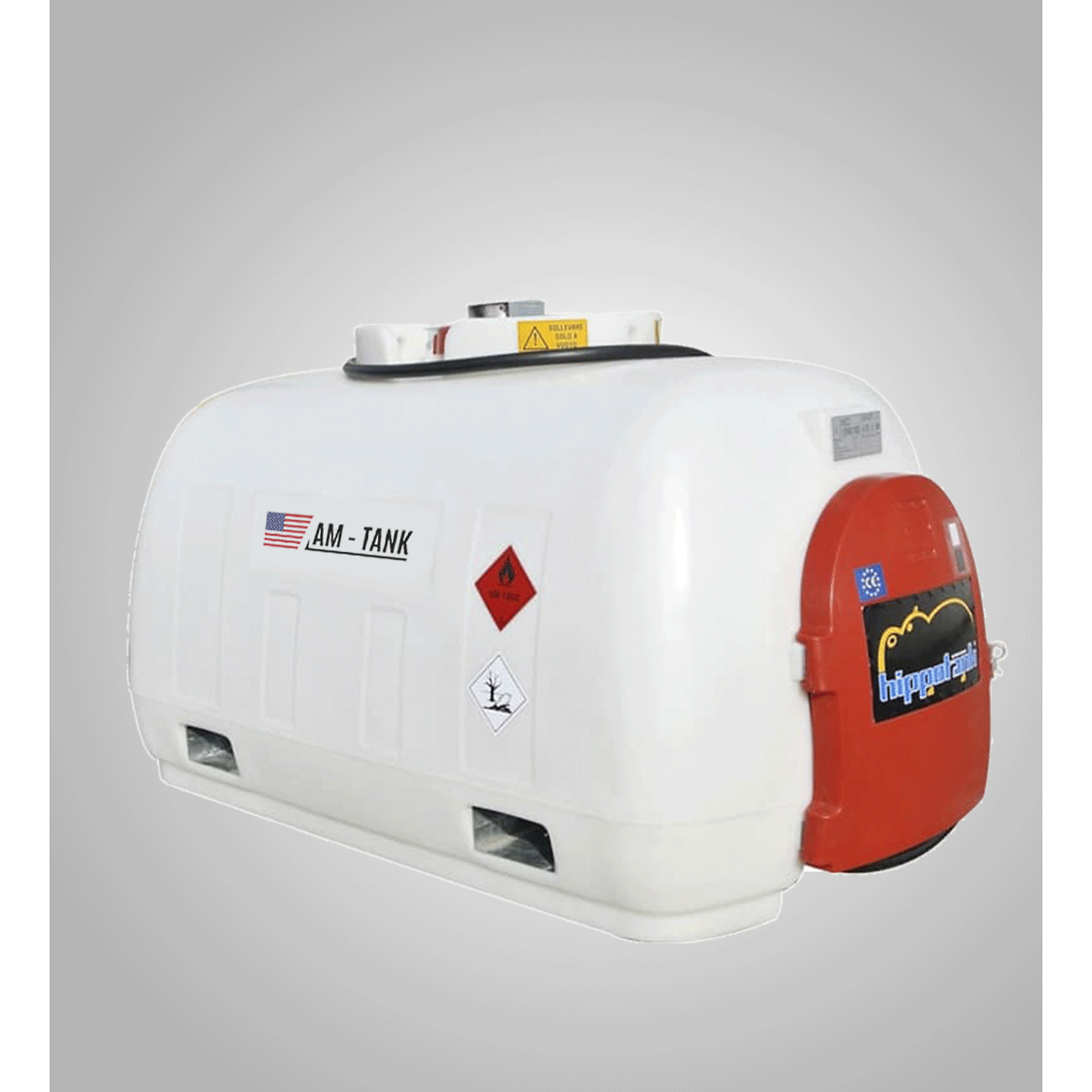 AMERICAN FUEL TANK, Portable 253 gal Diesel Tank w/ 12V pump, Capacity 253 Gal, Shape Other, Model# AM-TANK253DIESEL